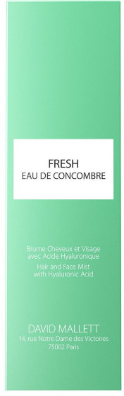 David Mallett Fresh Eau De Concombre - Освежающий спрей для волос - 1