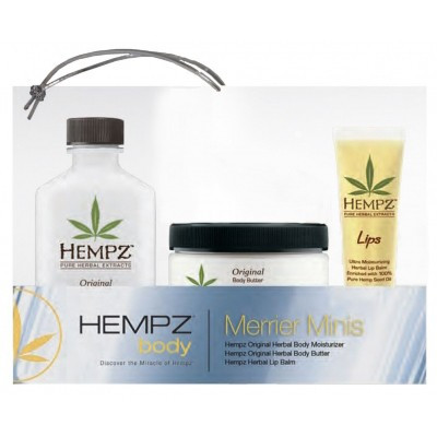 Hempz Merrier Minis Original Moisturizer - Набор Merrier Minis Original 