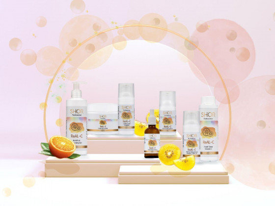 Shor Cosmetics Real-C Moisturizing Cream Vitamin C SPF25 - Увлажняющий крем с витамином С - 2