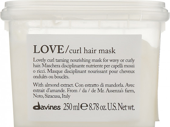 Davines Essential Haircare Love Curl Hair Mask - Маска для усиления завитков