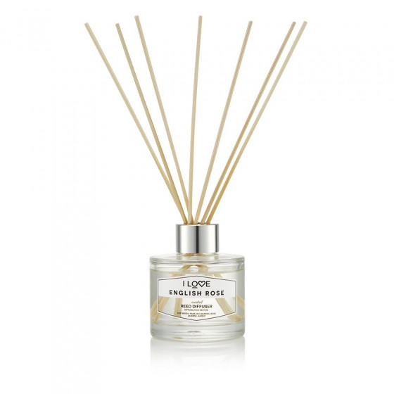 I Love English Rose Reed Diffuser - Аромадиффузор "Английская роза" - 1