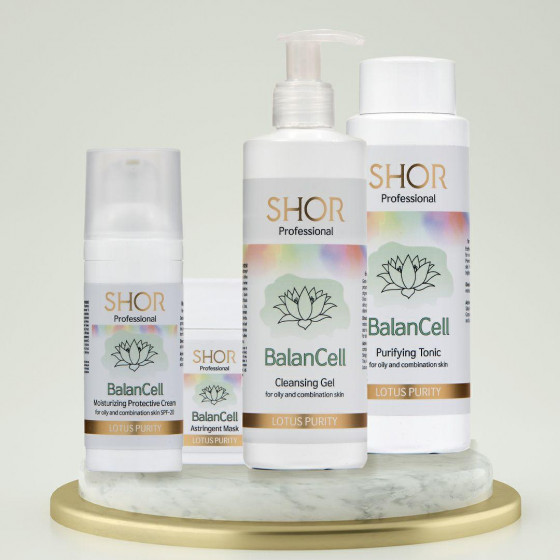 Shor Cosmetics BalanCell Moisturizing Protective Cream SPF20 - Увлажняющий крем для жирной и комбинированной кожи - 1