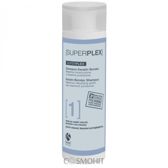 Barex Superplex Keratin Bonder Shampoo - Шампунь кератин бондер - 1
