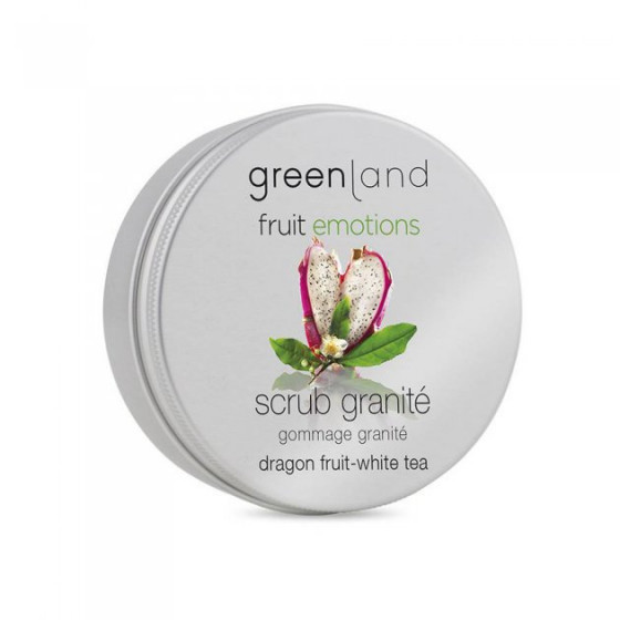 Greenland Fruit Emotions Scrub Granite Dragon Fruit-White Tea - Скраб-щербет для тела Питайя-Белый чай - 1