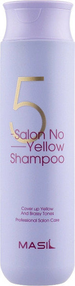 Masil 5 Salon No Yellow Shampoo - Тонирующий шампунь для осветленных волос