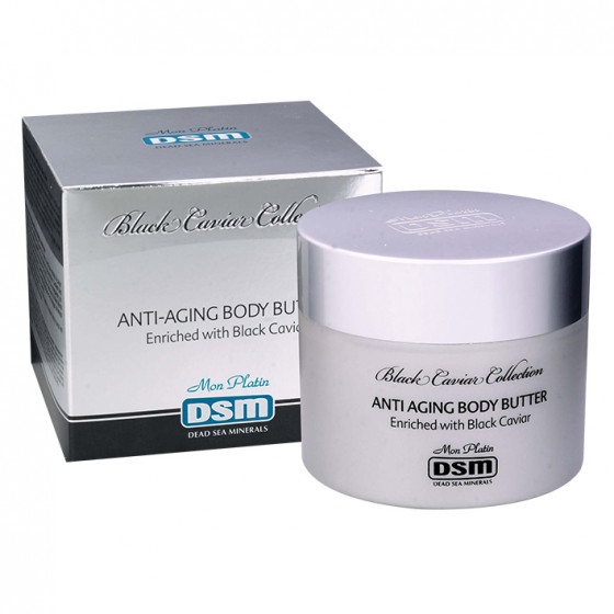 Mon Platin DSM Black Caviar Anti-Aging Body Butter - Омолаживающее масло для тела обогащенное черной икрой