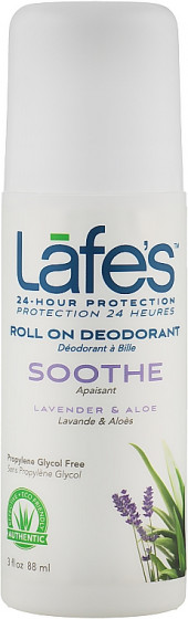 Lafe's Roll On Deodorant Soothe Lavender & Aloe - Роликовый дезодорант "Лаванда и алоэ"