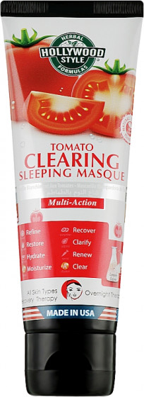 Hollywood Style Tomato Sleeping Masque - Ночная маска для лица на основе томата