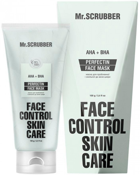 Mr.Scrubber Face Control Skin Care Perfectin AHA + BHA Face Mask - Маска для проблемной и склонной к акне кожи