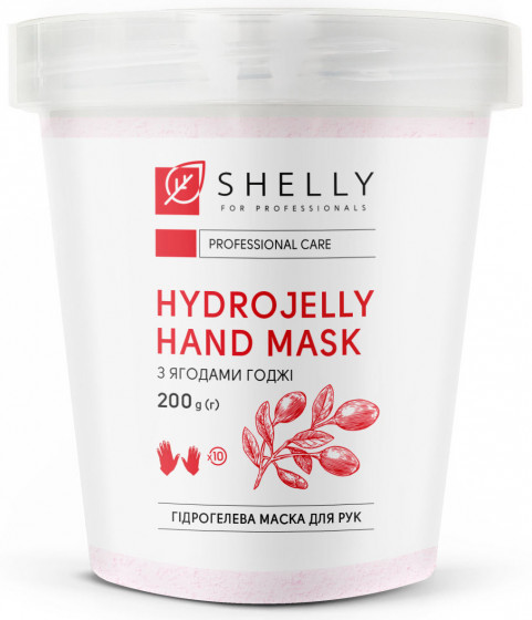 Shelly Hydrogel Hand Mask with Goji Berries - Гидрогелевая маска для рук с ягодами годжи