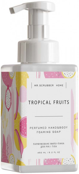 Mr.Scrubber Perfumed Hand & Body Foaming Soap "Tropical fruits" - Парфюмированное мыло-пенка для рук и тела