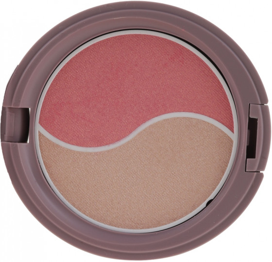 Paese Nanorevit Glow Duo Effect Blush + Highlighter - Контурная палитра 2 в 1 Румяна + Хайлайтер - 1