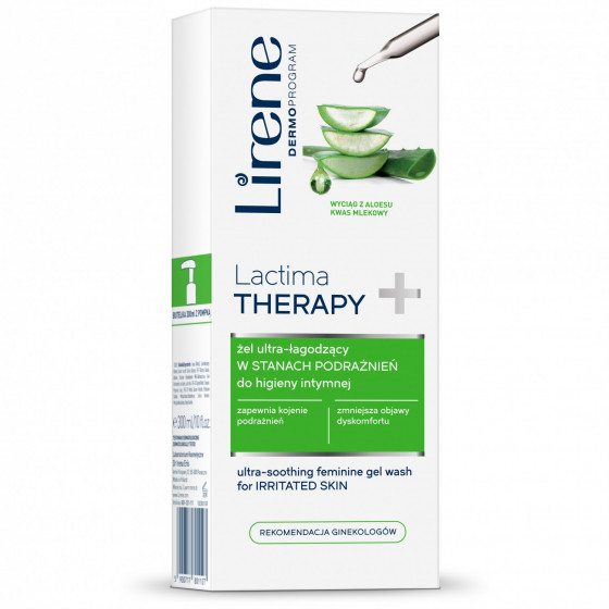 Lirene Lactima Therapy Ultra-soothing Feminine Gel Wash For Irritated Skin - Гель для интимной гигиены "Ультра-успокаивающий" для раздраженной кожи