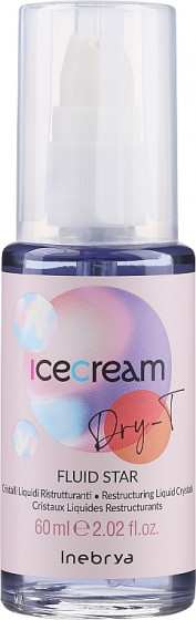 Inebrya Ice Cream Dry-T Mango Fluid Star - Флюид для волос "Жидкие кристаллы"