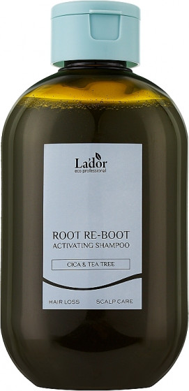 La'dor Root Re-Boot Activating Shampoo Cica & Tea Tree - Шампунь для жирной кожи головы