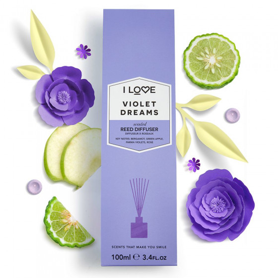 I Love Violet Dreams Reed Diffuser - Аромадиффузор "Фиалка" - 2