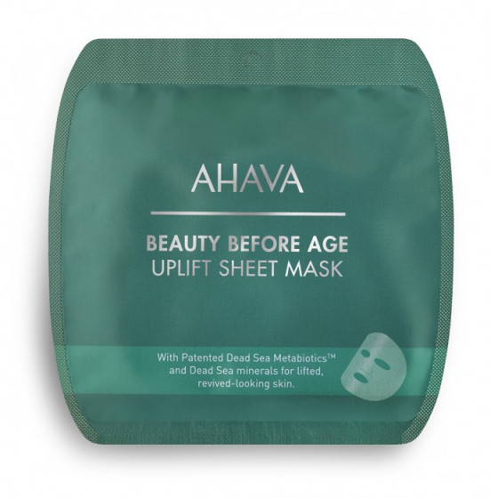 Ahava Beauty Before Age Uplift Sheet Mask - Лифтинговая восстанавливающая тканевая маска