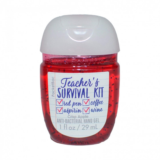 Bath & Body Works Teacher's Survival Kit (Crisp Apple) - Антисептический гель для рук