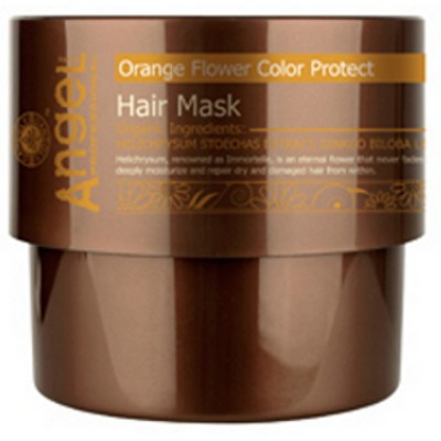 Angel Provence Orange Flower Color Protect Hair Mask - Защитная маска для волос "Сияющий цвет" с цветком апельсина