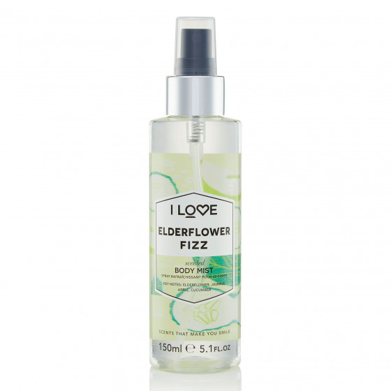 I Love Elderflower Fizz Body Mist - Освежающий спрей для тела "Коктейль из бузины"