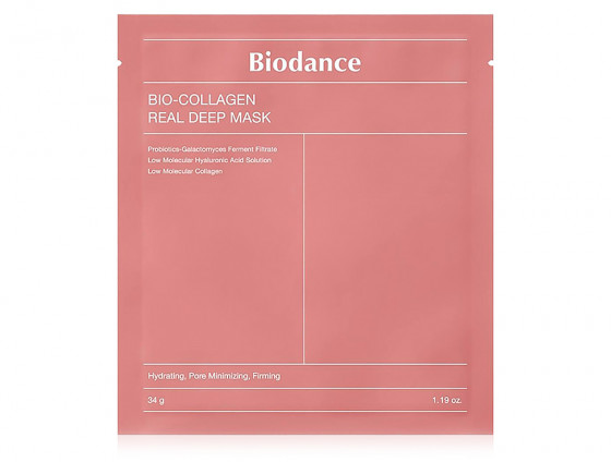 Biodance Bio-Collagen Real Deep Mask - Ночная гидрогелевая маска для упругости кожи лица с коллагеном 