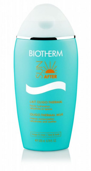 Biotherm After Sun Oligo-Thermal Milk - Молочко для тела после загара для всех типов кожи интенсивно увлажняющее, снимающее покраснение