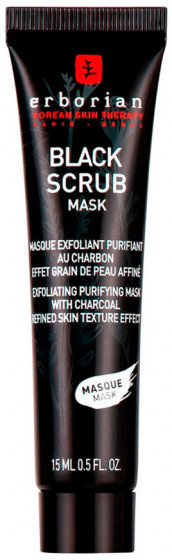 Erborian Black Scrub Mask - Скраб-маска очищающая с древесным углем