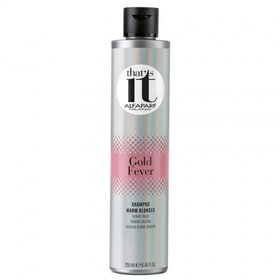 Alfaparf Milano That's It Gold Fever Shampoo - Шампунь тонирующий в теплые оттенки цвета блонд