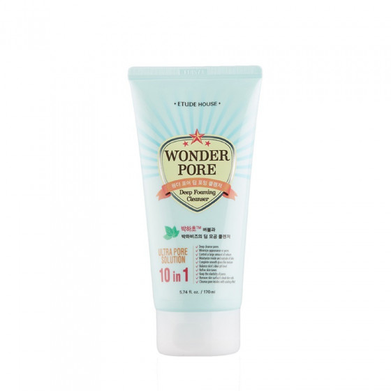 Etude House Wonder Pore Deep Foaming Cleanser - Пенка для глубокого очищения пор