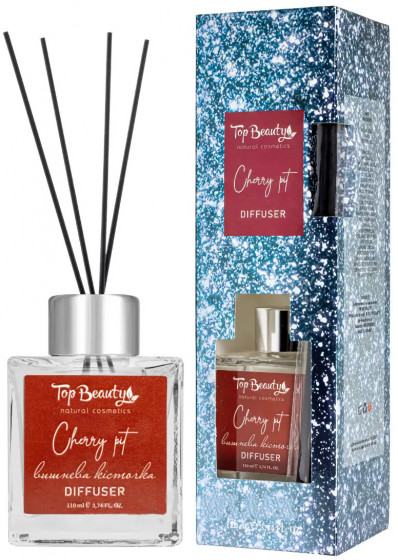 Top Beauty Reed Diffuser "Cherry Pit" - Парфюмированный диффузор для дома "Вишневая косточка"