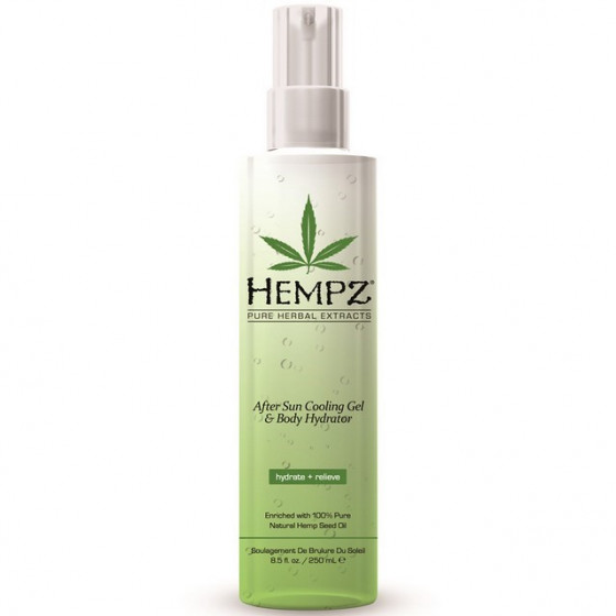 Hempz After Sun Cooling Gel & Body Hydrator - Успокаивающий и охлаждающий гель после загара