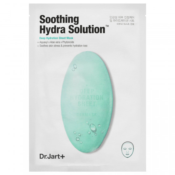 Dr.Jart+ Dermask Water Jet Soothing Hydra Solution - Увлажняющая тканевая маска для лица