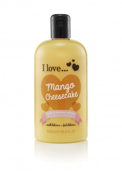 I Love Mango Cheesecake Bath & Shower Creme - Крем для ванны и душа "Манговый чизкейк"