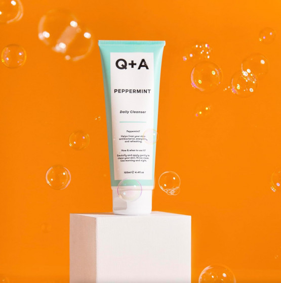 Q+A Peppermint Daily Cleanser - Очищающее средство для лица с мятой - 2