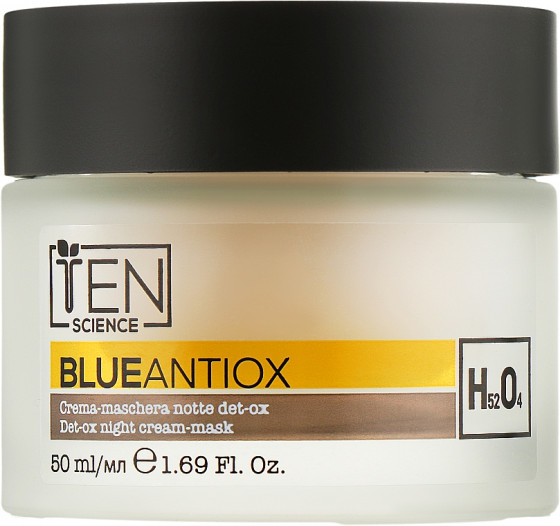 Ten Science Blue Antiox Night Cream - Антиоксидантный ночной крем-маска - 1