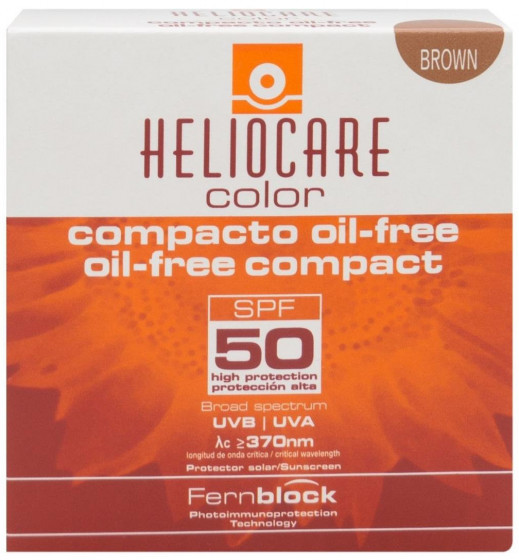 Cantabria Heliocare Color Oil-Free Compact SPF50 Sunscreen - Солнцезащитная компактная пудра на водной основе - 2