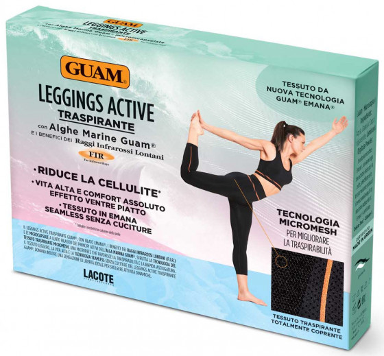 GUAM Leggings Active Traspirante - Леггинсы с микроинкапсулированными водорослями