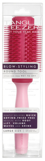 Tangle Teezer Blow-Styling Round Tool Large Pink - Большая круглая расческа для укладки волос феном - 1