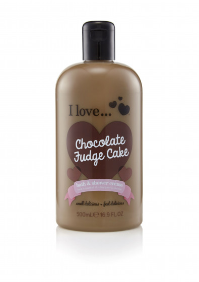 I Love Chocolate Fudge Cake Bath & Shower Creme - Крем для ванны и душа "Шоколадное пирожное"