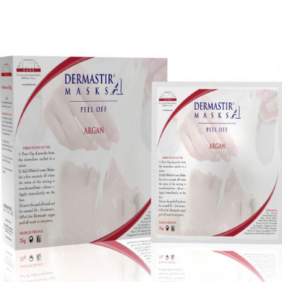 Dermastir Peel Off Mask Argan - Маска-пилинг Аргановая