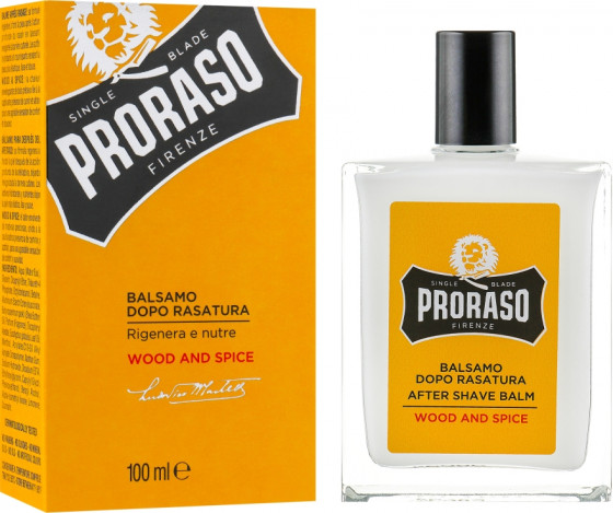 Proraso Wood And Spice After Shave Balm - Бальзам после бритья