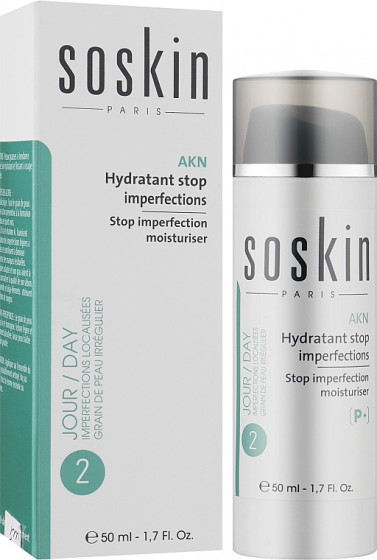 Soskin Akn Stop Imperfection Moisturiser - Увлажняющий крем для проблемной кожи лица - 1