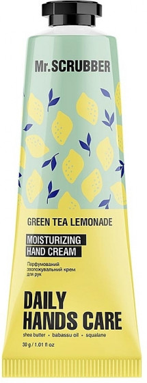 Mr.Scrubber Moisturizing Hand Cream "Green Tea Lemonade" - Парфюмированный увлажняющий крем для рук