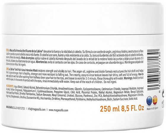 La Cabine Anti-Hair Loss Intensive Mask - Маска против выпадения волос - 2