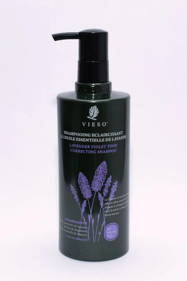 Vieso Lavender Violet Tone Correcting Shampoo - Лавандовый шампунь для коррекции оттенка (для осветленных волос) - 1