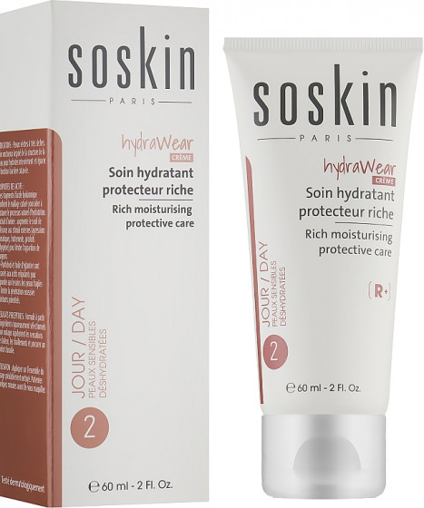 Soskin Hydrawear Creme-Rich Moisturising Protective Care - Увлажняющий питательный крем для сухой кожи лица - 1