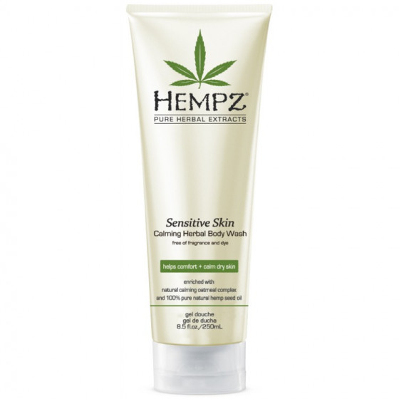 Hempz Calming Herbal Body Wash For Sensitive Skin - Успокаивающий гель для душа для чувствительной кожи