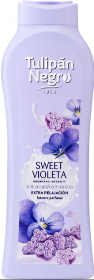 Tulipan Negro Sweet Violet Shower Gel - Гель для душа "Сладкая фиалка"