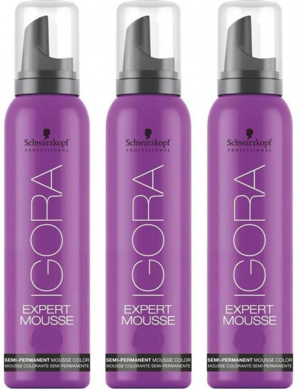 Schwarzkopf Professional Igora Expert Mousse - Семиперманентный оттеночный мусс для волос - 1