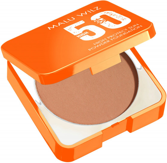 Malu Wilz High Protect Sun Powder Foundation SPF50 - Тональная пудра для лица